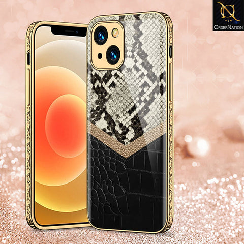 iPhone 13 Cover - Printed Skins Series - Premium Electroplated Shutterproof Case Soft Silicon Borders Case