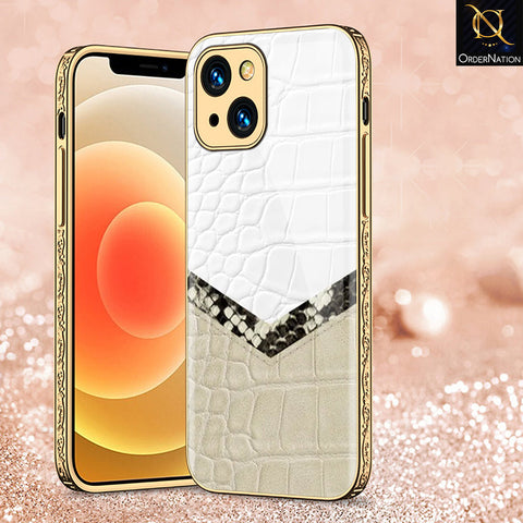 iPhone 13 Cover - Printed Skins Series - Premium Electroplated Shutterproof Case Soft Silicon Borders Case