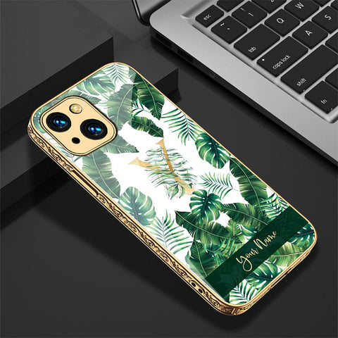 iPhone 13 Cover - Personalized Alphabet Series - Premium Electroplated Shutterproof Case Soft Silicon Borders Case