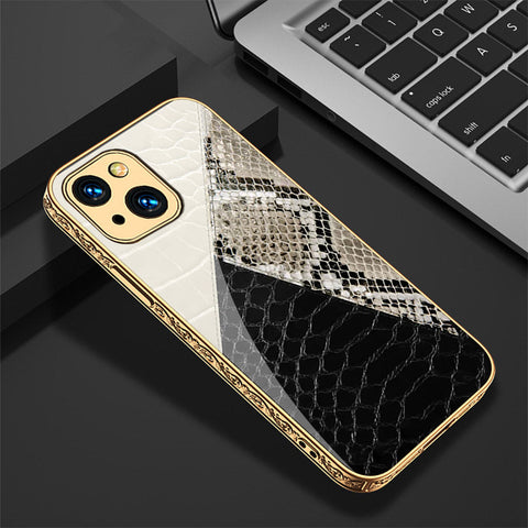 iPhone 13 Cover - Printed Skins Series - Premium Electroplated Shutterproof Case Soft Silicon Borders Case