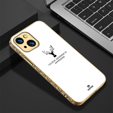 iPhone 13 Cover - Nice Series - Premium Electroplated Shutterproof Case Soft Silicon Borders Case