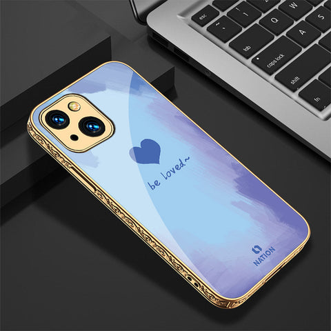 iPhone 13 Cover - Onation Heart Series - Premium Electroplated Shutterproof Case Soft Silicon Borders Case