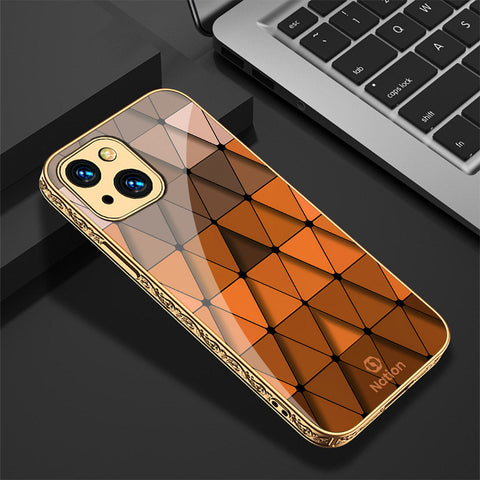 iPhone 13 Cover - Onation Pyramid Series - Premium Electroplated Shutterproof Case Soft Silicon Borders Case