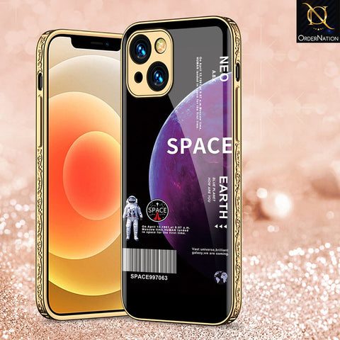 iPhone 14 Cover - Limitless Series - Premium Electroplated Shutterproof Case Soft Silicon Borders Case