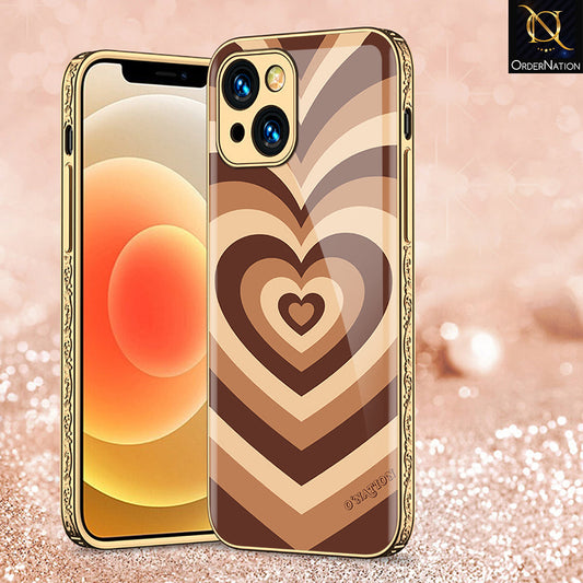 iPhone 14 Cover - O'Nation Heartbeat Series - Premium Electroplated Shutterproof Case Soft Silicon Borders Case