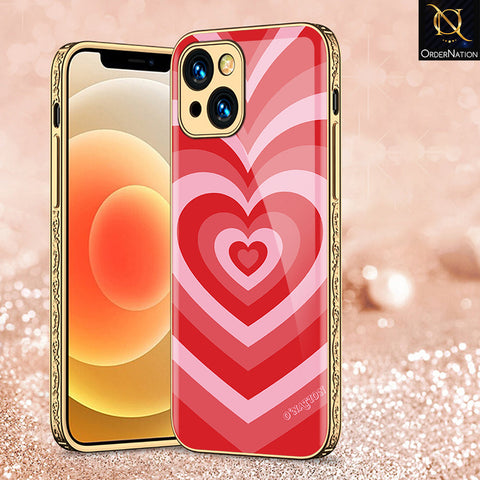 iPhone 14 Plus Cover - O'Nation Heartbeat Series - Premium Electroplated Shutterproof Case Soft Silicon Borders Case