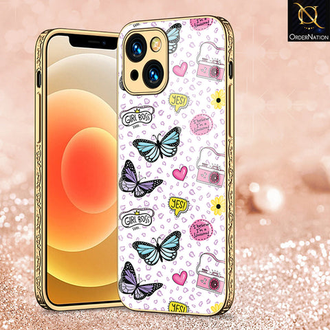 iPhone 15 Plus Cover - Vanilla Dream Series - Premium Electroplated Shutterproof Case Soft Silicon Borders Case