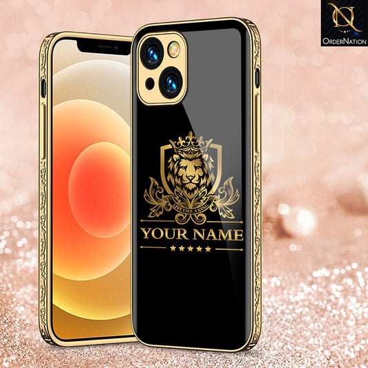 iPhone 14 Cover - Gold Series - Premium Electroplated Shutterproof Case Soft Silicon Borders Case