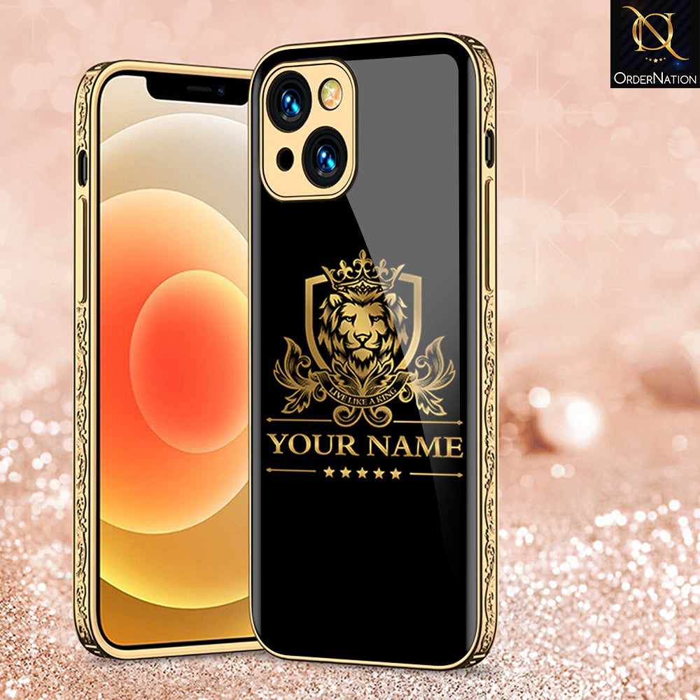 iPhone 14 Plus Cover - Gold Series - Premium Electroplated Shutterproof Case Soft Silicon Borders Case