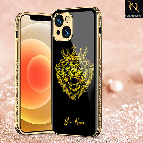 iPhone 14 Plus Cover - Gold Series - Premium Electroplated Shutterproof Case Soft Silicon Borders Case