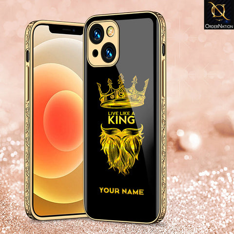 iPhone 15 Plus Cover - Gold Series - Premium Electroplated Shutterproof Case Soft Silicon Borders Case