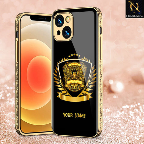 iPhone 15 Cover - Gold Series - Premium Electroplated Shutterproof Case Soft Silicon Borders Case