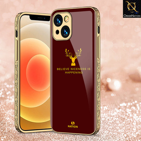 iPhone 14 Plus Cover - Nice Series - Premium Electroplated Shutterproof Case Soft Silicon Borders Case