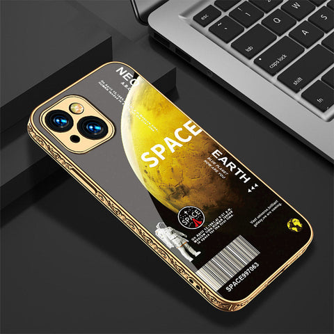 iPhone 14 Cover - Limitless Series - Premium Electroplated Shutterproof Case Soft Silicon Borders Case