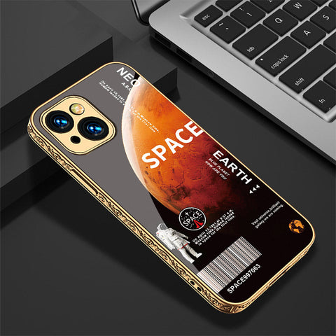 iPhone 14 Cover - Limitless Series - Premium Electroplated Shutterproof Case Soft Silicon Borders Case