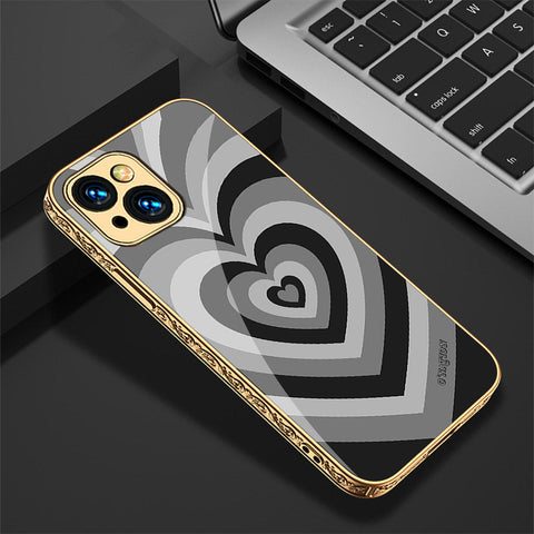 iPhone 14 Plus Cover - O'Nation Heartbeat Series - Premium Electroplated Shutterproof Case Soft Silicon Borders Case