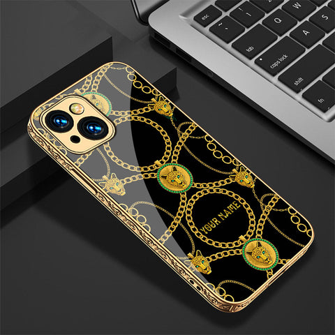 iPhone 14 Plus Cover - Gold Series - Premium Electroplated Shutterproof Case Soft Silicon Borders Case