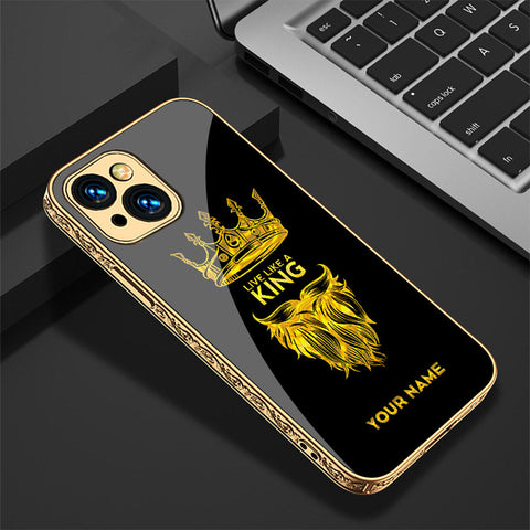 iPhone 15 Cover - Gold Series - Premium Electroplated Shutterproof Case Soft Silicon Borders Case