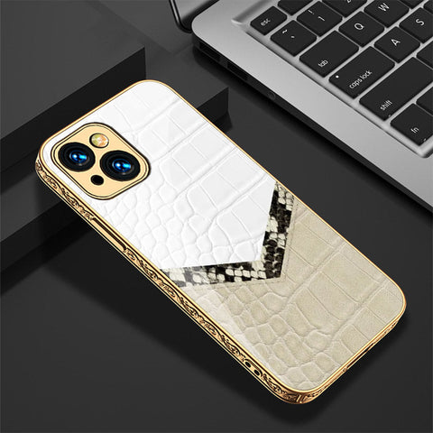 iPhone 14 Cover - Printed Skins Series - Premium Electroplated Shutterproof Case Soft Silicon Borders Case