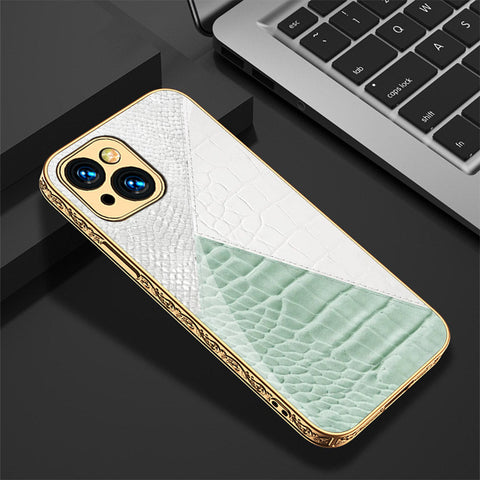 iPhone 14 Plus Cover - Printed Skins Series - Premium Electroplated Shutterproof Case Soft Silicon Borders Case