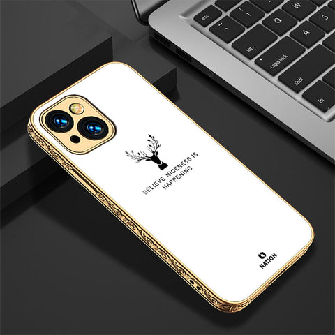 iPhone 14 Cover - Nice Series - Premium Electroplated Shutterproof Case Soft Silicon Borders Case