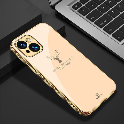 iPhone 14 Cover - Nice Series - Premium Electroplated Shutterproof Case Soft Silicon Borders Case