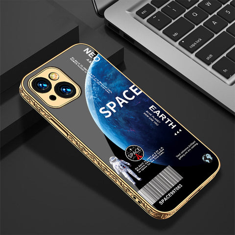 iPhone 14 Cover - Limitless Series - Premium Electroplated Shutterproof Case Soft Silicon Borders Case