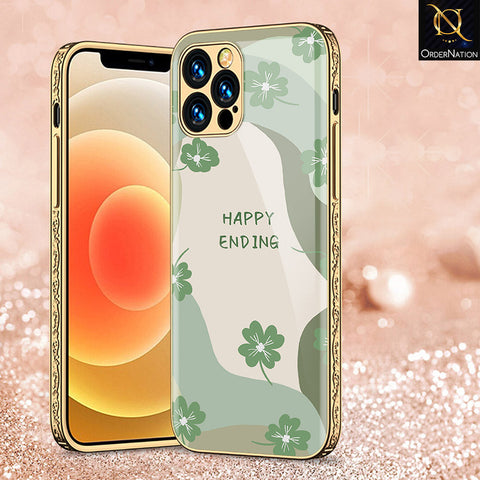 iPhone 15 Pro Max Cover - Happy Series - Premium Electroplated Shutterproof Case Soft Silicon Borders Case