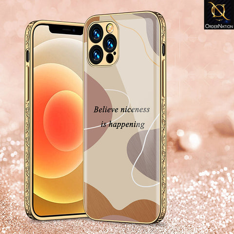 iPhone 15 Pro Cover - Happy Series - Premium Electroplated Shutterproof Case Soft Silicon Borders Case