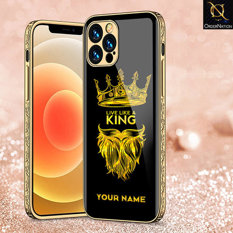 iPhone 14 Pro Max Cover - Gold Series - Premium Electroplated Shutterproof Case Soft Silicon Borders Case