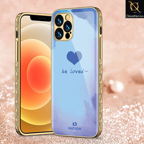 iPhone 14 Pro Cover - Onation Heart Series - Premium Electroplated Shutterproof Case Soft Silicon Borders Case