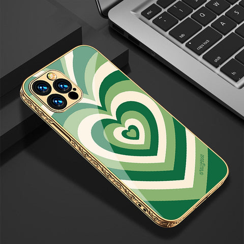 iPhone 14 Pro Cover - O'Nation Heartbeat Series - Premium Electroplated Shutterproof Case Soft Silicon Borders Case