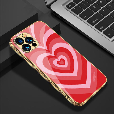 iPhone 15 Pro Max Cover - O'Nation Heartbeat Series - Premium Electroplated Shutterproof Case Soft Silicon Borders Case