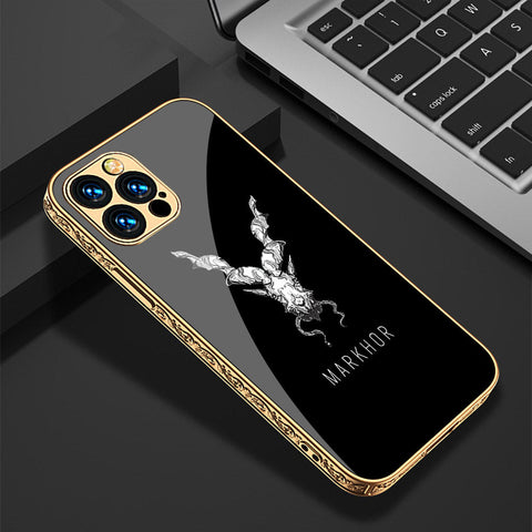 iPhone 14 Pro Max Cover - Markhor Series - Premium Electroplated Shutterproof Case Soft Silicon Borders Case