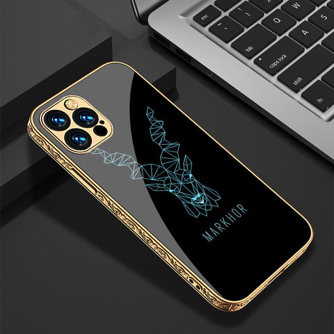 iPhone 14 Pro Max Cover - Markhor Series - Premium Electroplated Shutterproof Case Soft Silicon Borders Case