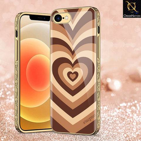 iPhone 8 / 7 Cover - O'Nation Heartbeat Series - Premium Electroplated Shutterproof Case Soft Silicon Borders Case