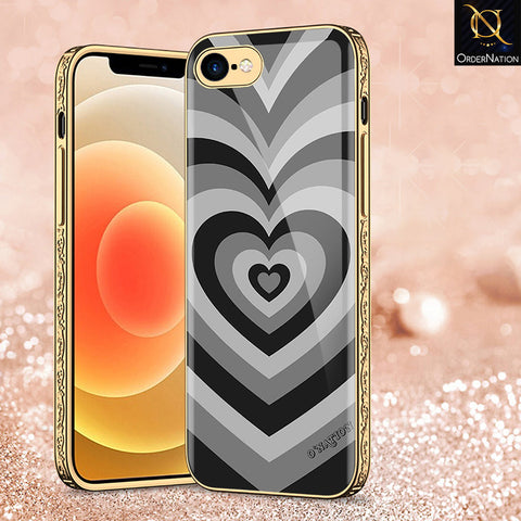 iPhone 8 / 7 Cover - O'Nation Heartbeat Series - Premium Electroplated Shutterproof Case Soft Silicon Borders Case