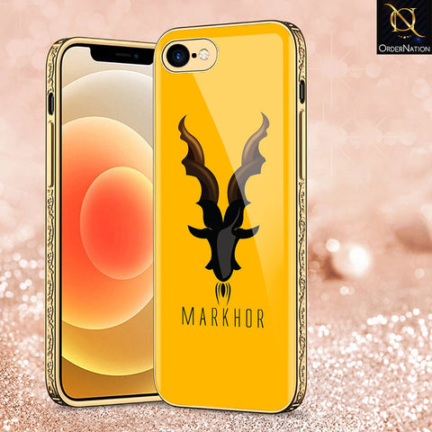 iPhone 8 / 7 Cover - Markhor Series - Premium Electroplated Shutterproof Case Soft Silicon Borders Case