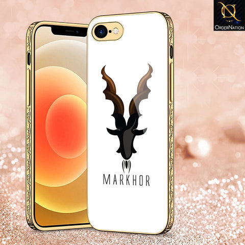 iPhone 8 / 7 Cover - Markhor Series - Premium Electroplated Shutterproof Case Soft Silicon Borders Case