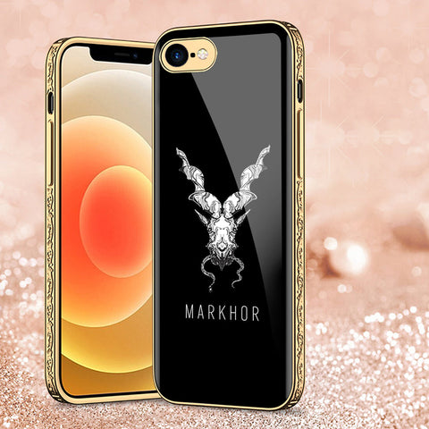 iPhone 8 / 7 Cover - Markhor Series - Premium Electroplated Shutterproof Case Soft Silicon Borders Case