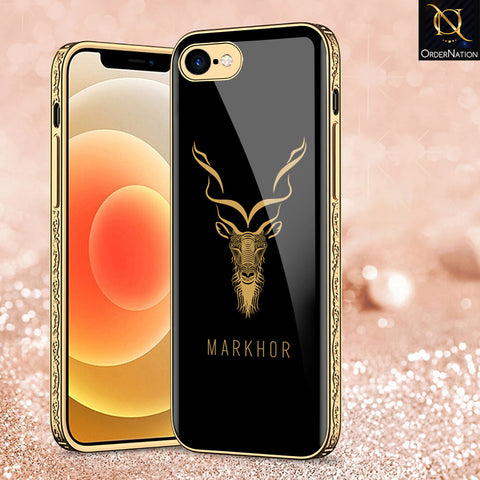 iPhone 8 / 7 Cover - Markhor Series - Premium Electroplated Shutterproof Case Soft Silicon Borders Case