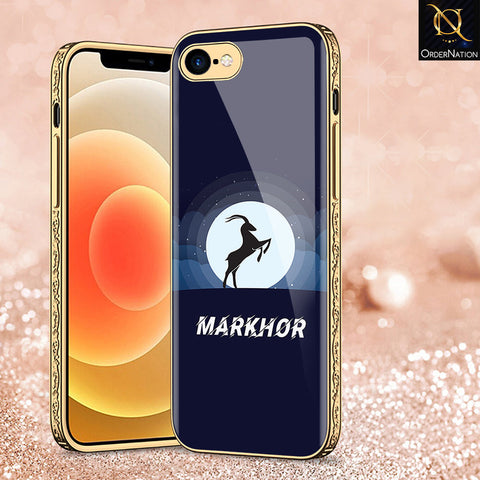 iPhone 8 / 7 Cover - Markhor Series - Premium Electroplated Shutterproof Case Soft Silicon Borders Case