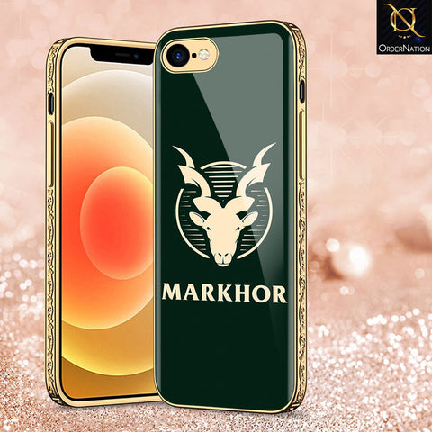 iPhone 8 / 7 Cover - Markhor Series - Premium Electroplated Shutterproof Case Soft Silicon Borders Case