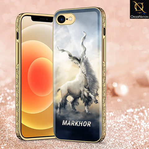 iPhone 8 / 7 Cover - Markhor Series - Premium Electroplated Shutterproof Case Soft Silicon Borders Case