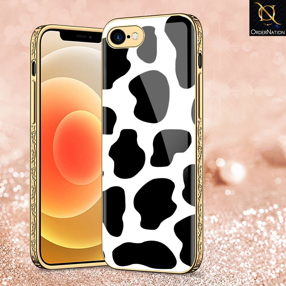 iPhone 8 / 7 Cover - Vanilla Dream Series - Premium Electroplated Shutterproof Case Soft Silicon Borders Case