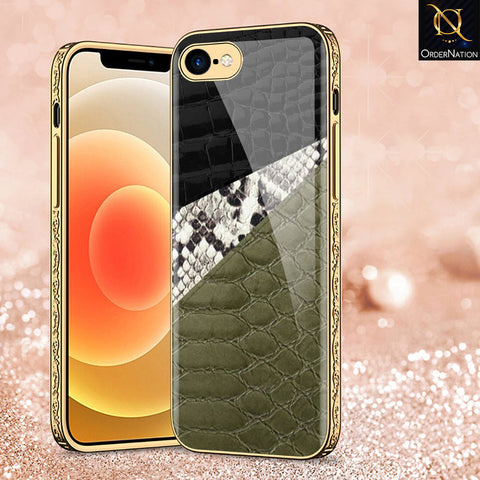 iPhone 8 / 7 Cover - Printed Skins Series - Premium Electroplated Shutterproof Case Soft Silicon Borders Case