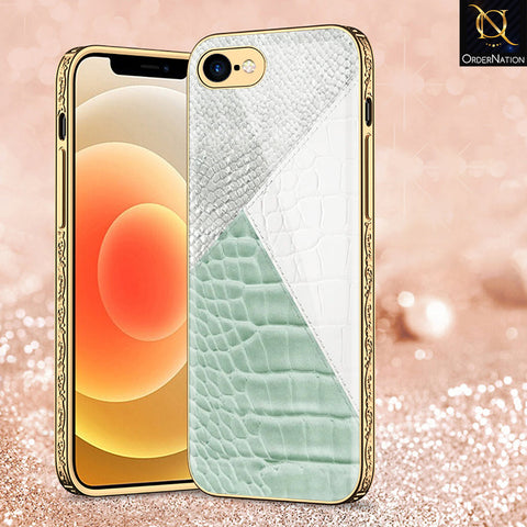 iPhone 8 / 7 Cover - Printed Skins Series - Premium Electroplated Shutterproof Case Soft Silicon Borders Case