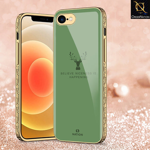 iPhone 8 / 7 Cover - Nice Series - Premium Electroplated Shutterproof Case Soft Silicon Borders Case