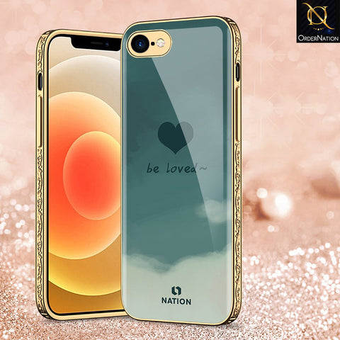 iPhone 8 / 7 Cover - Onation Heart Series - Premium Electroplated Shutterproof Case Soft Silicon Borders Case