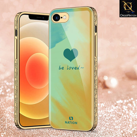 iPhone 8 / 7 Cover - Onation Heart Series - Premium Electroplated Shutterproof Case Soft Silicon Borders Case